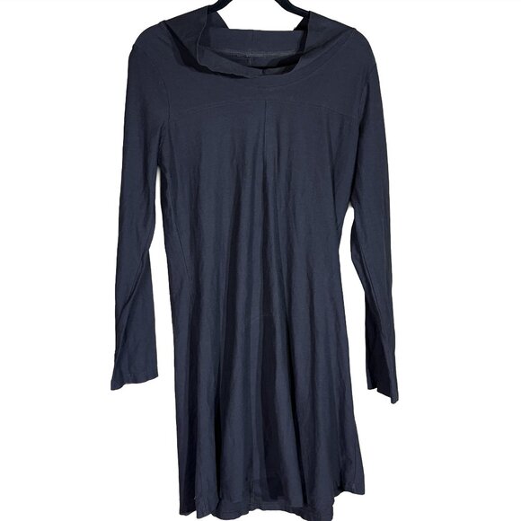 Horny Toad Dresses & Skirts - Horny Toad Maroon Mock Neck Long Sleeve Light Stretchy Dress Womens L (FLAW)